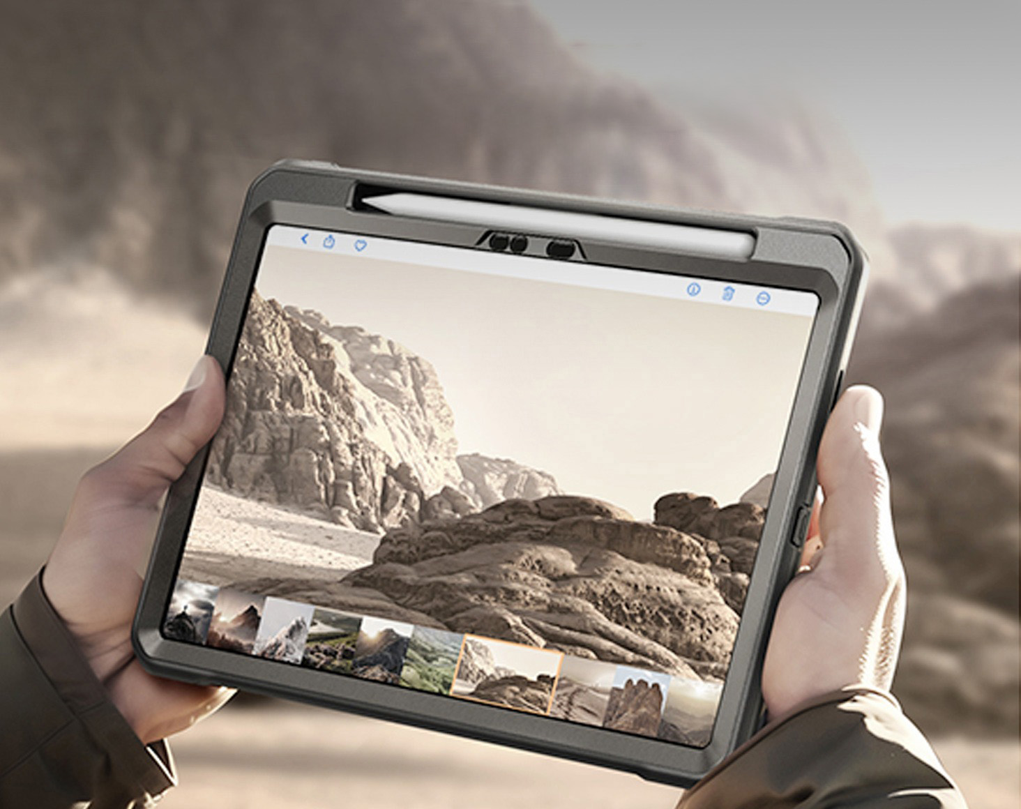 Etui pancerne Supcase UB Pro SP do iPad Pro 11 M4 5gen. 2024, czarne